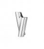 Georg Jensen LITUUS Stalowy Wazon do Kwiatów 22,8 cm / Srebrny Połysk